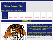 Tablet Screenshot of chiltonboosterclub.com